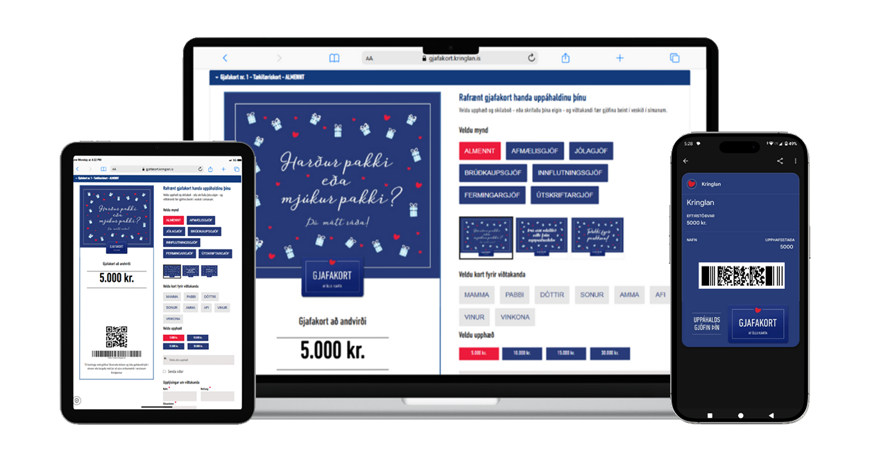 Geschenkkarten von Kringlan in Wallet