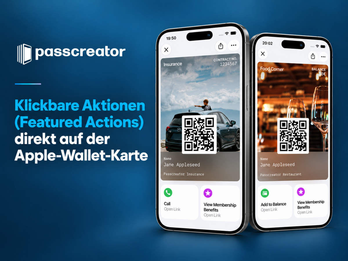 Featured Actions auf der Apple-Wallet-Kundenkarte durch iOS 27: Klickbare Aktionen direkt auf der Wallet-Karte