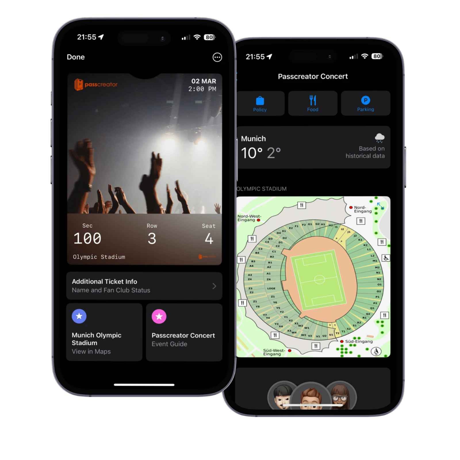 Enhanced event ticket on iOS 18 in Apple Wallet