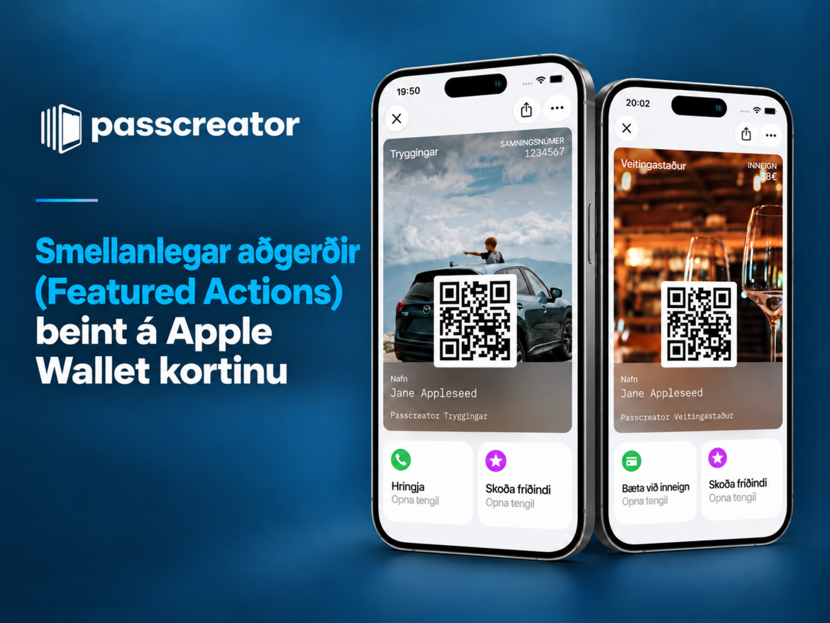 Apple Wallet-tryggðarkort: Featured Actions frá iOS 27