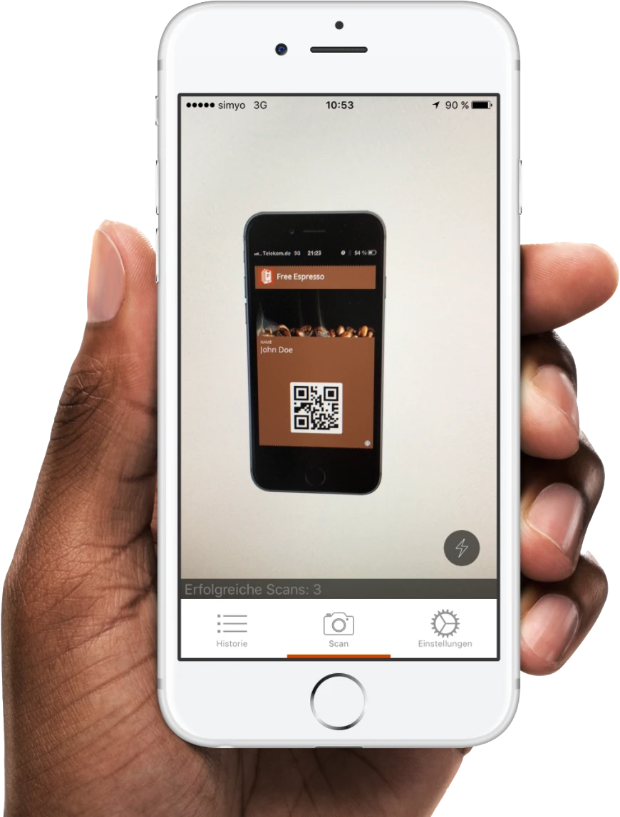 Scan feature of Passcreator Companion App
