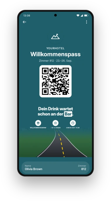 YourHotel Willkommens-Pass in Google Wallet