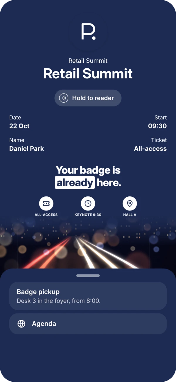 Mockup Retail Summit Conference Pass (Google Wallet) ohne-controls
