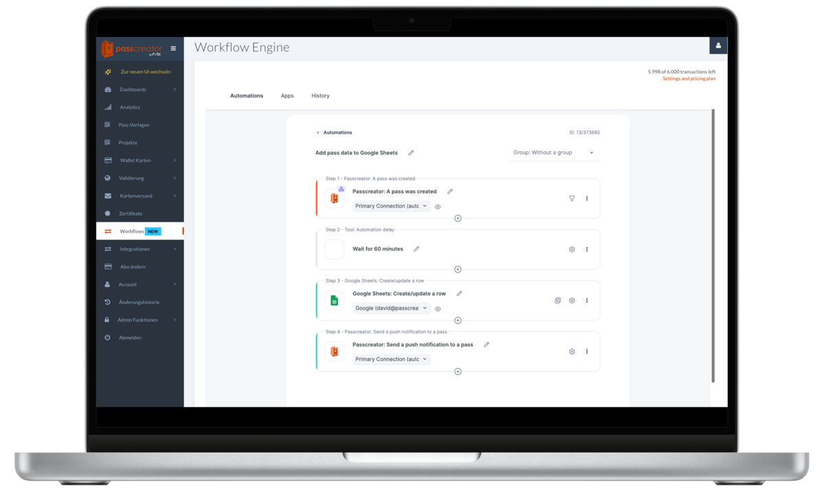 Effortlessly connect third-party systems: The Passcreator Workflow Engine makes it possible