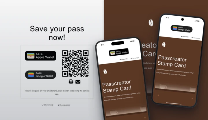 Download pages of a Wallet pass in different devices.