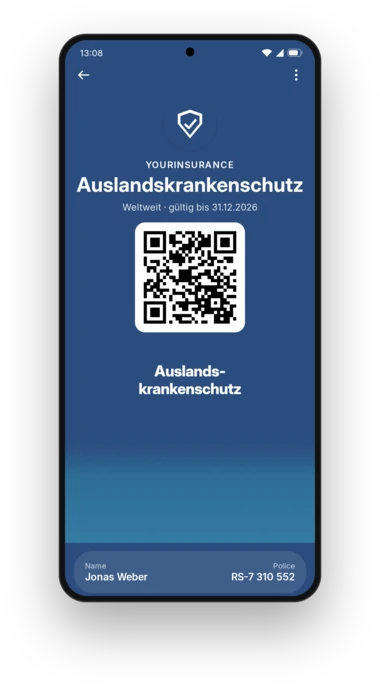 YourInsurance travel cover in Google Wallet