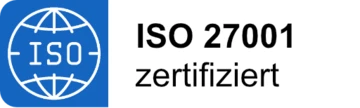 ISO 27001 zertifiziert