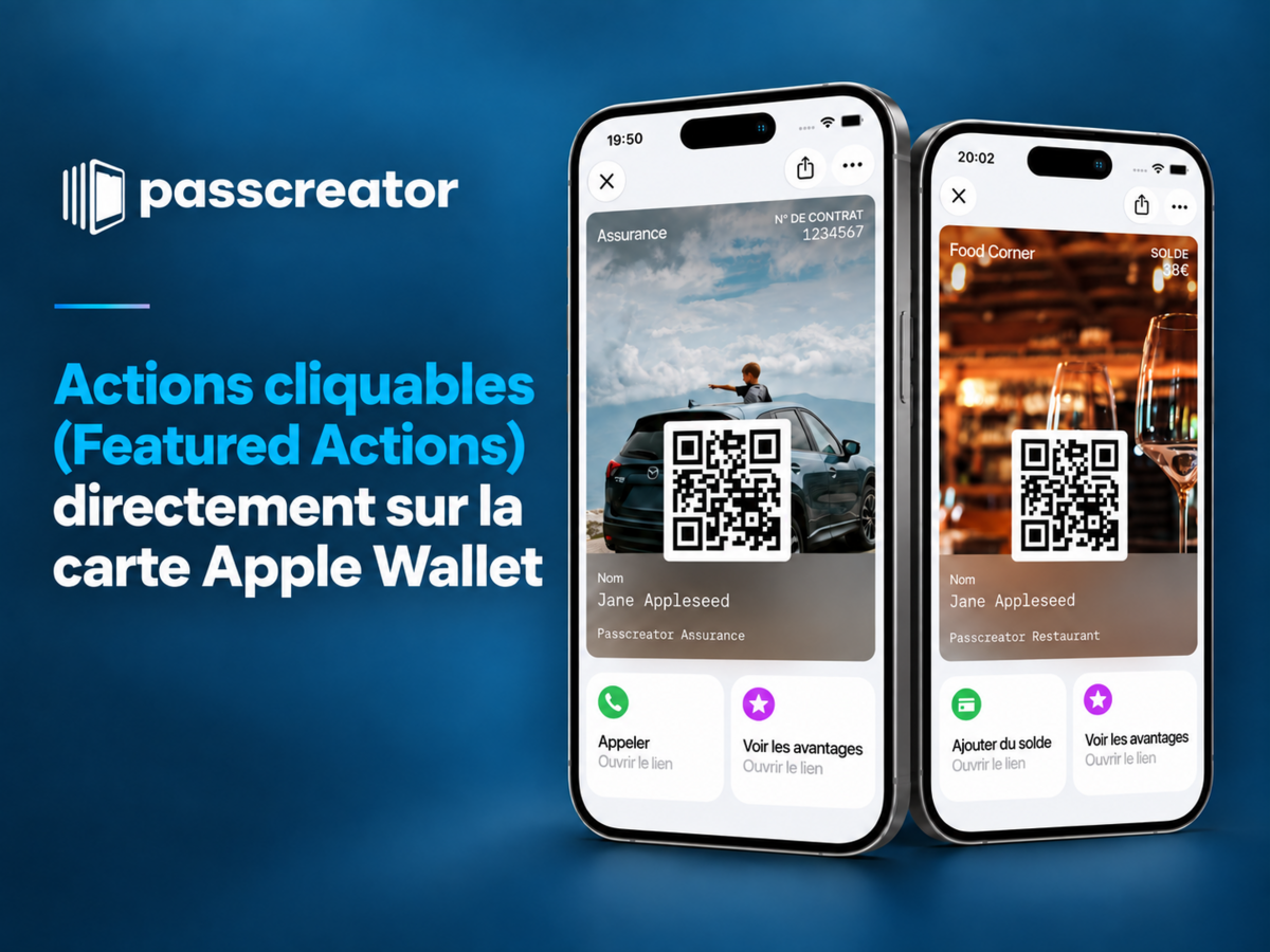 Carte de fidélité Apple Wallet : actions mises en avant à partir d'iOS 27